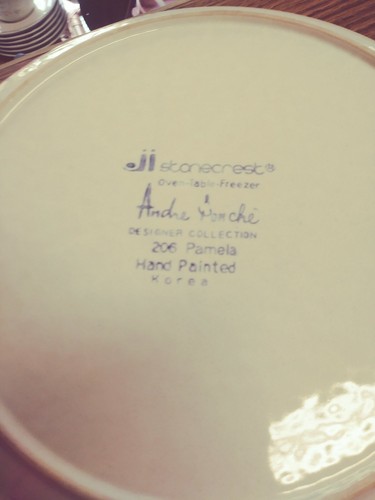 JI Stonecrest Andre Ponche 206 Pamela 12 Inch Round Platter