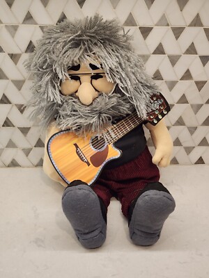 Vintage 1998 Grateful Dead JERRY GARCIA Plush Doll Guitar 21  Liquid Blue GUND