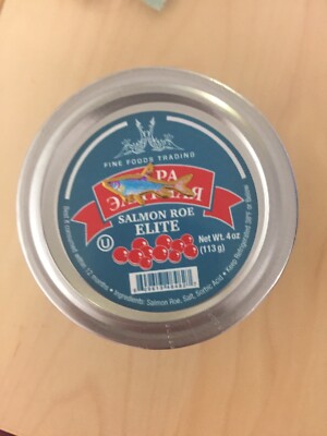 Red Caviar. Best American Salmon Roe. Elite. 4 oz - 113 G