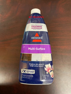 BISSELL Multi-Surface Floor Cleaning Formula for CROSSWAVE & SPINWAVE ~ Pet Safe