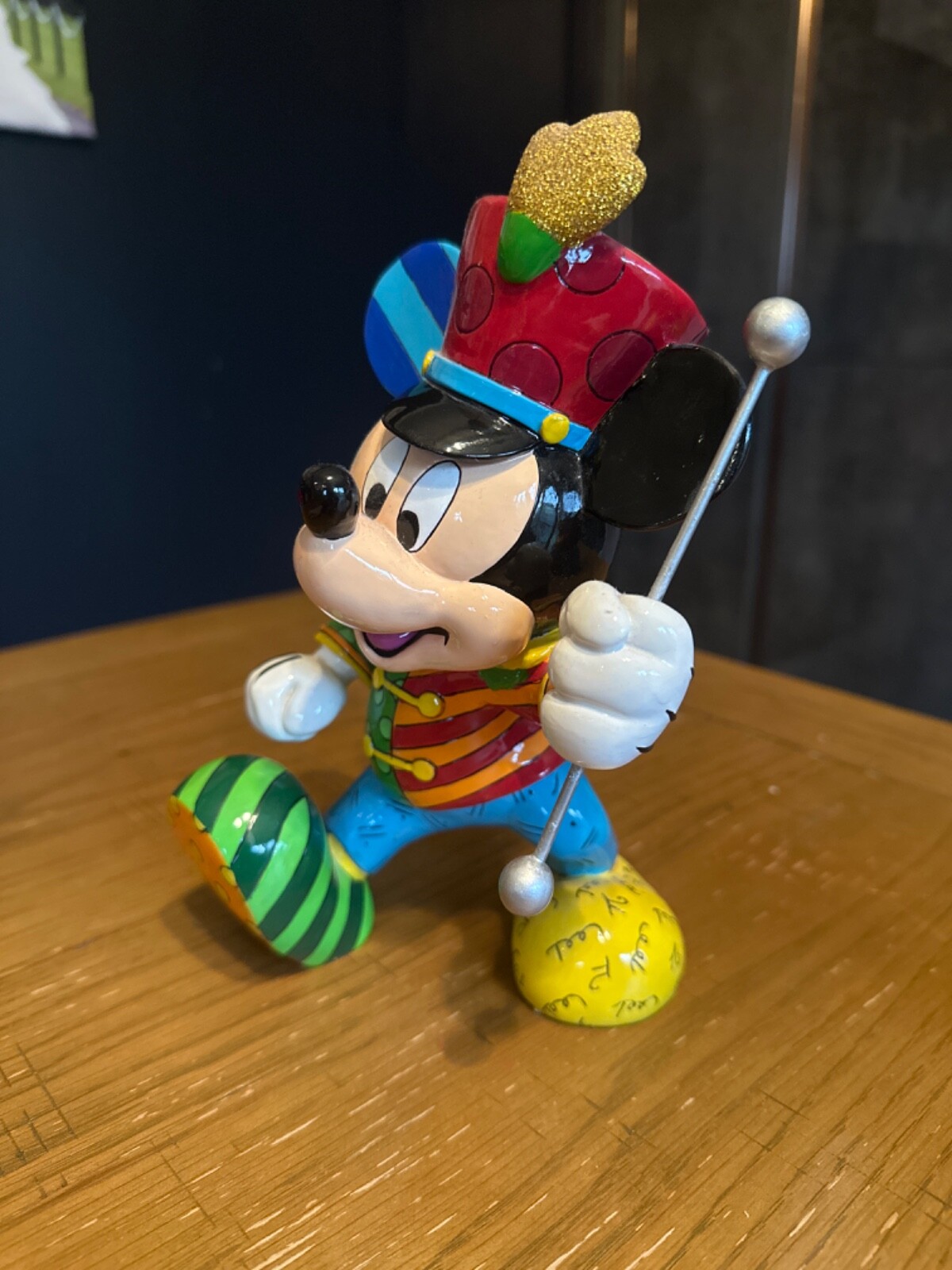 ディズニー showcase collection BRITTO ミッキーミニー TWO MINI BRITTO FIGURINES: MICKEY MOUSE & MINNIE MOUSE
