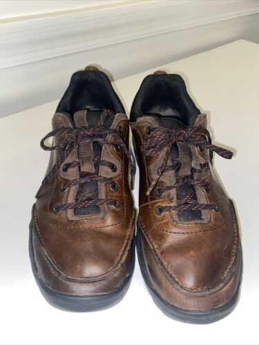 Timberland Men's Brown Leather Sneaker Walking Shoes Size 10 Ortholight