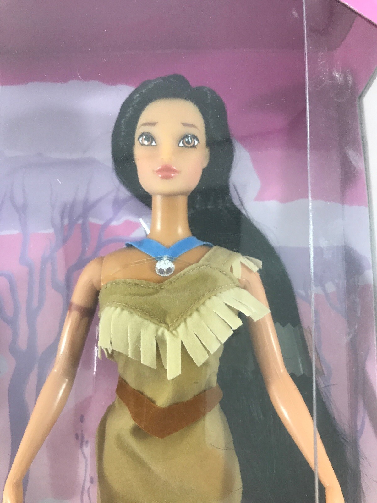 Disney Store Exclusive Princess Pocahontas Doll with Styling Brush - New