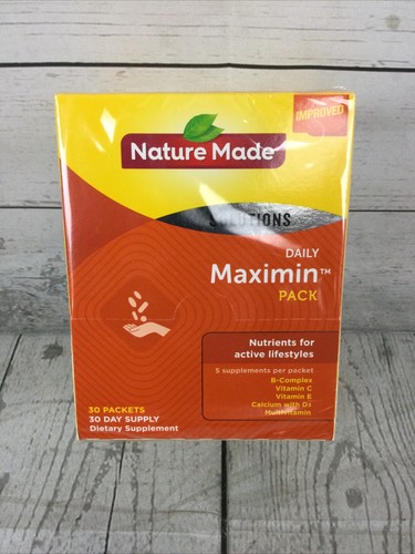 Nature Made Solutions Daily Maximin Pack 30 Day Supply 07 ...