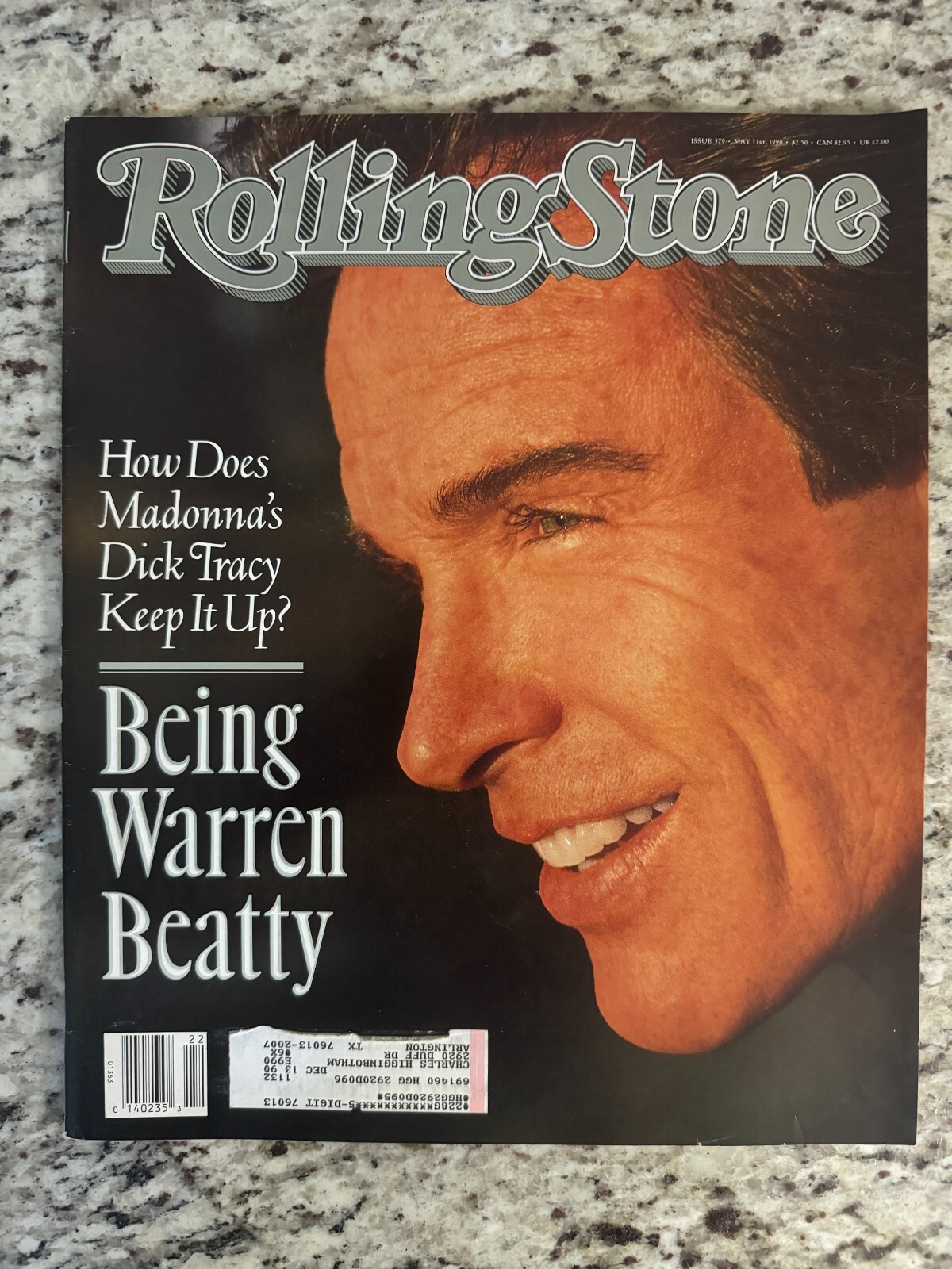 Magazine 　American　 Classic 1980年　創刊号 Rolling Stone Magazine Issue 579, May 31, 1990, Warren