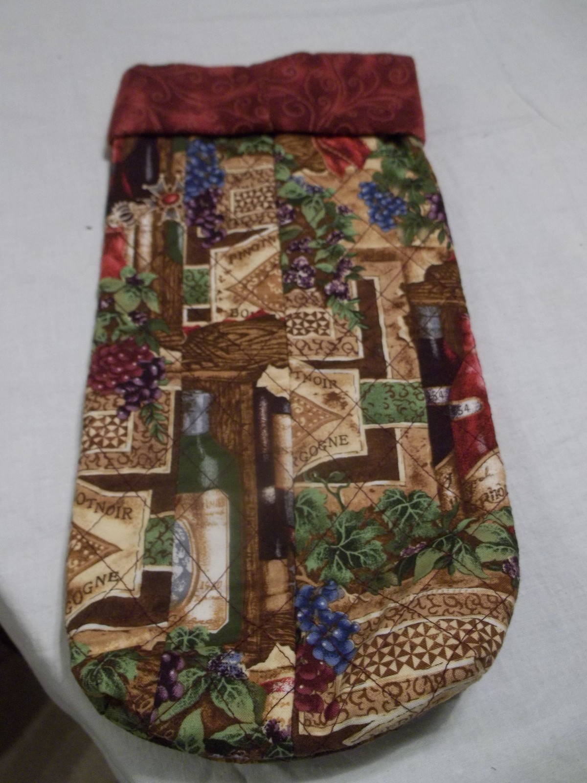 Wine Bag - Quilted - Approximately 14