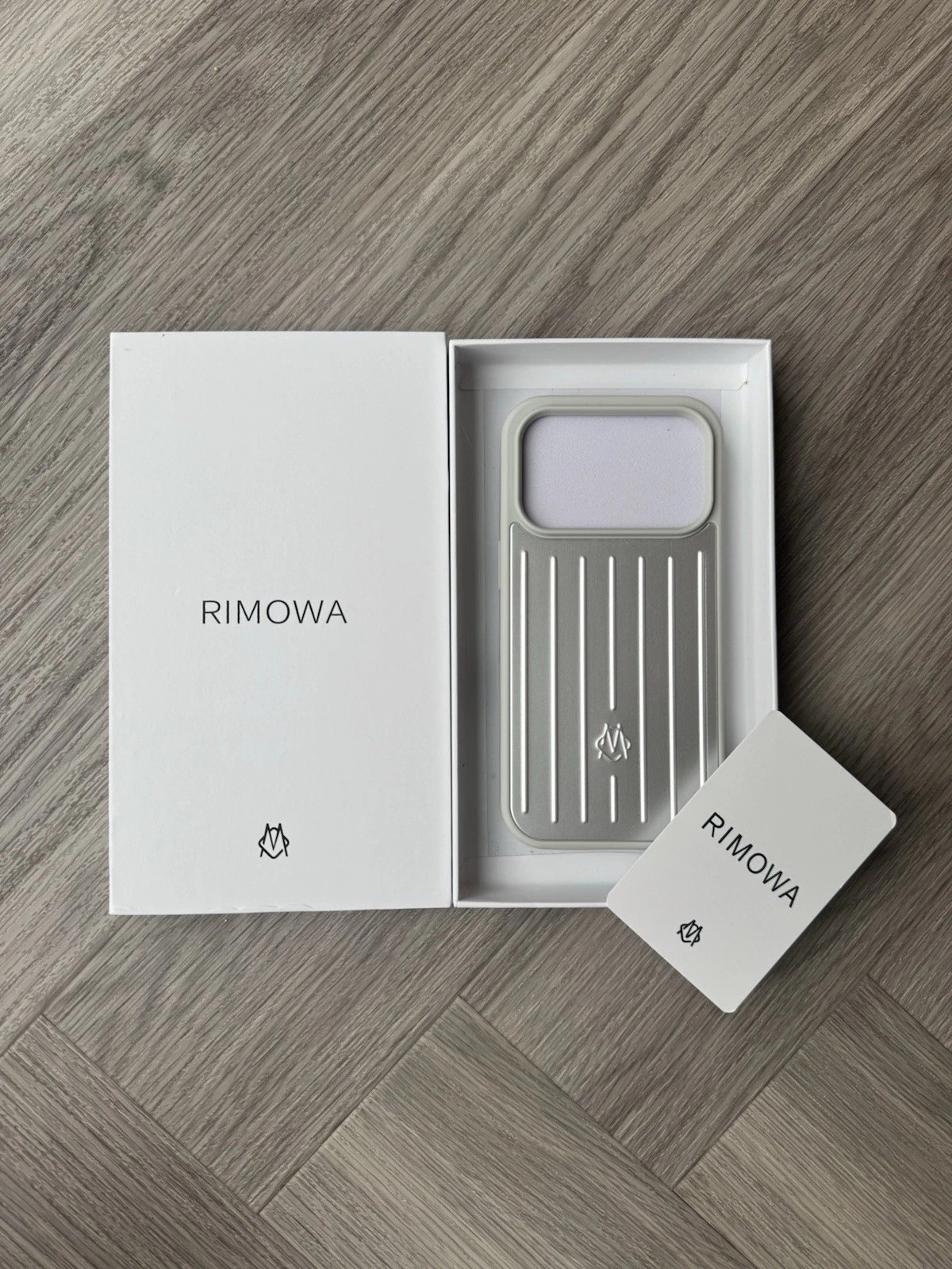 RIMOWA Apple iPhone 16 Pro Max Silver Aluminium Phone Case