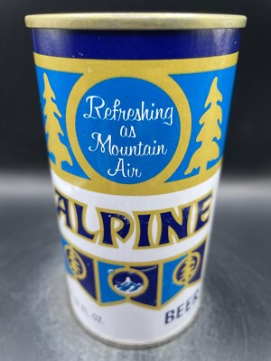 Alpine Empty Pull Tab. General Brewing, Los Angeles, California