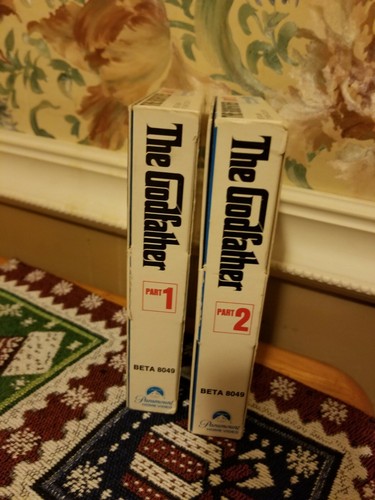 THE Godfather BETA Tape Movie Part 1 And 2 Great Condition