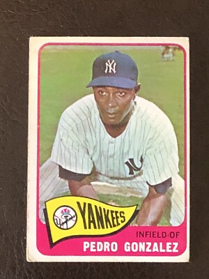 1965 Topps Pedro Gonzalez Card #97 EX New York Yankees