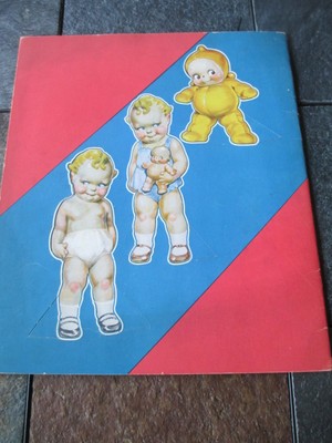 SCOOTLES AND KEWPIE PAPERDOLLS SAALFIELD 1936 VINTAGE RARE NEAR MINT UNCUT