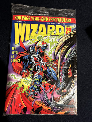 1994 Wizzard Guide to Comics #29 January still sealed