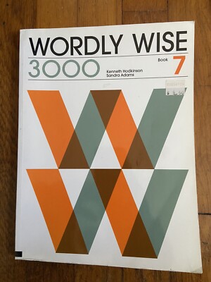 Worldly Wise 3000 Book 7 First Edition 