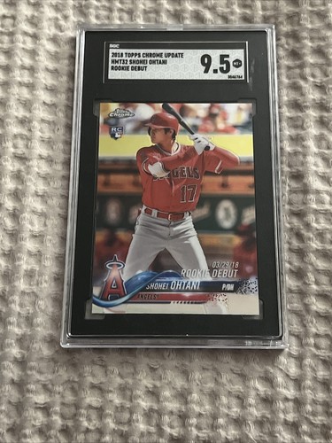 2018 Topps Chrome Update Shohei Ohtani RC HMT32 Rookie Debut