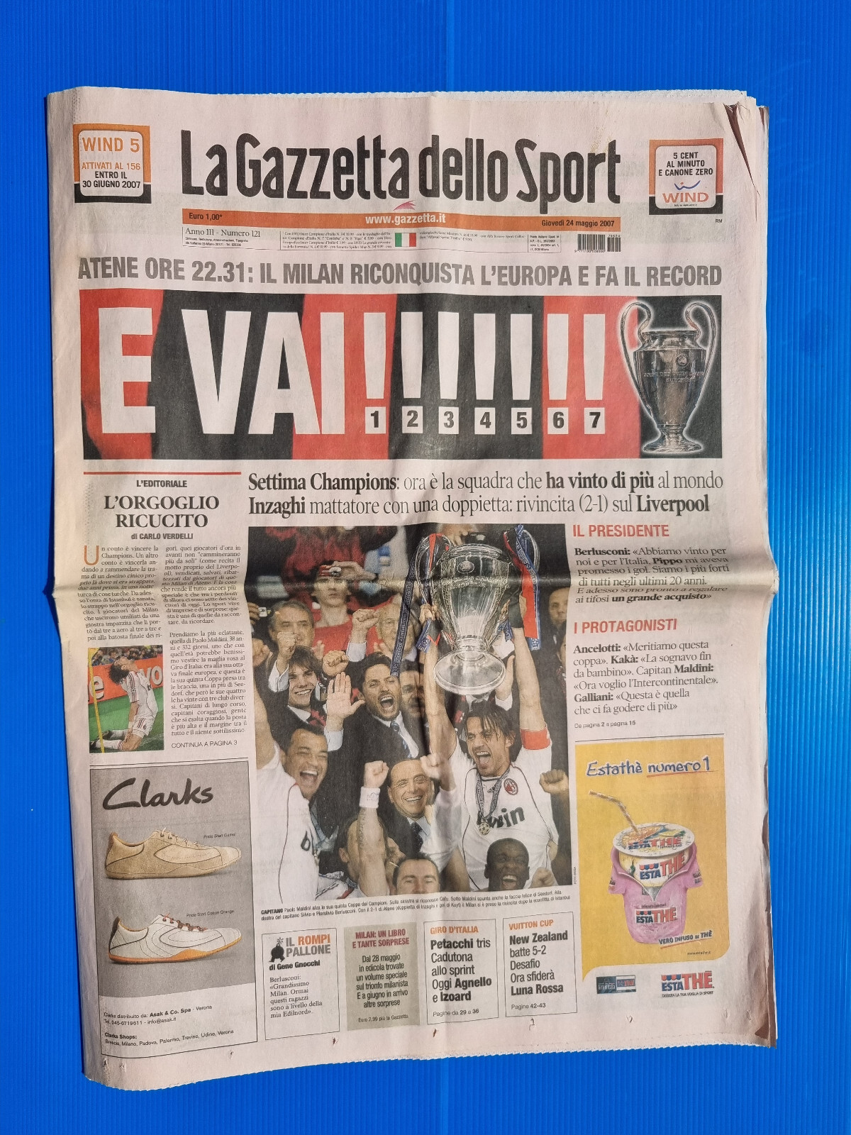 ガゼッタ・デッロ・スポルト MILAN DA RECORD　ミラン ガゼッタ・デッロ・スポルト MILAN DA RECORD ミラン ガゼッタ