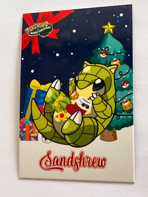 2024 POKEMON CHRISTMAS DATABASE Card #016 SANDSHERW SHINY Peru Edition Foil