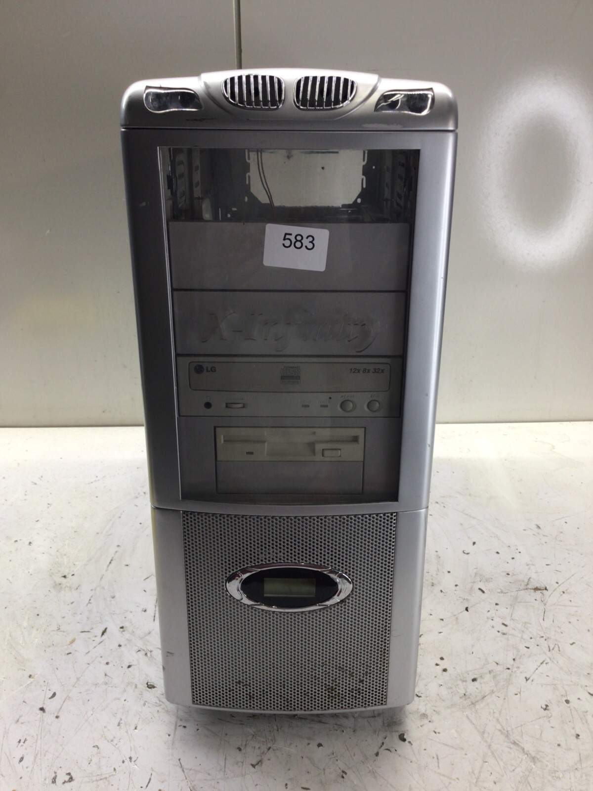 APEVIA X-Infinity ATXB6KLW-AL Silver Steel ATX Mid Tower