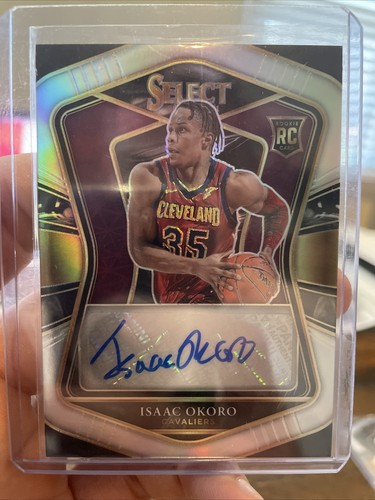 2020-21 Panini Select ISAAC OKORO Silver Prizm Auto #/249 RC