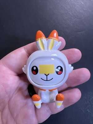 POKEMON Scorbunny PIECE EMOTION FACE-CHANGING ACTION FIGURE - RARE!