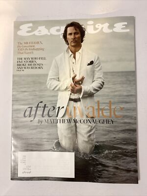 ESQUIRE OCT/NOV. 2022 MATTHEW MCCONAUGHEY ALDIS HODGE JOHN GRISHAM NEW 122 PAGES