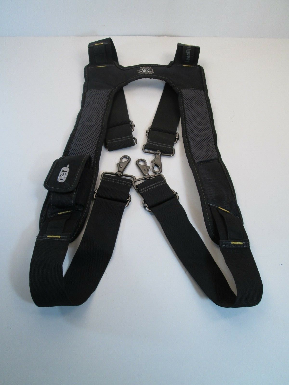 DEAD ON Tools  Tool Belt Harness Suspenders Black Adjustable
