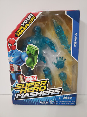 Hasbro Marvel Super Hero Mashers Iceman Action Figure - New In Box (NIB) - 2014