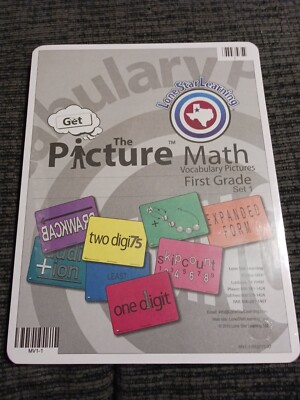 Homeschooling The Picture Math Vocabulary First Grade Set 1 Lone Star Learning