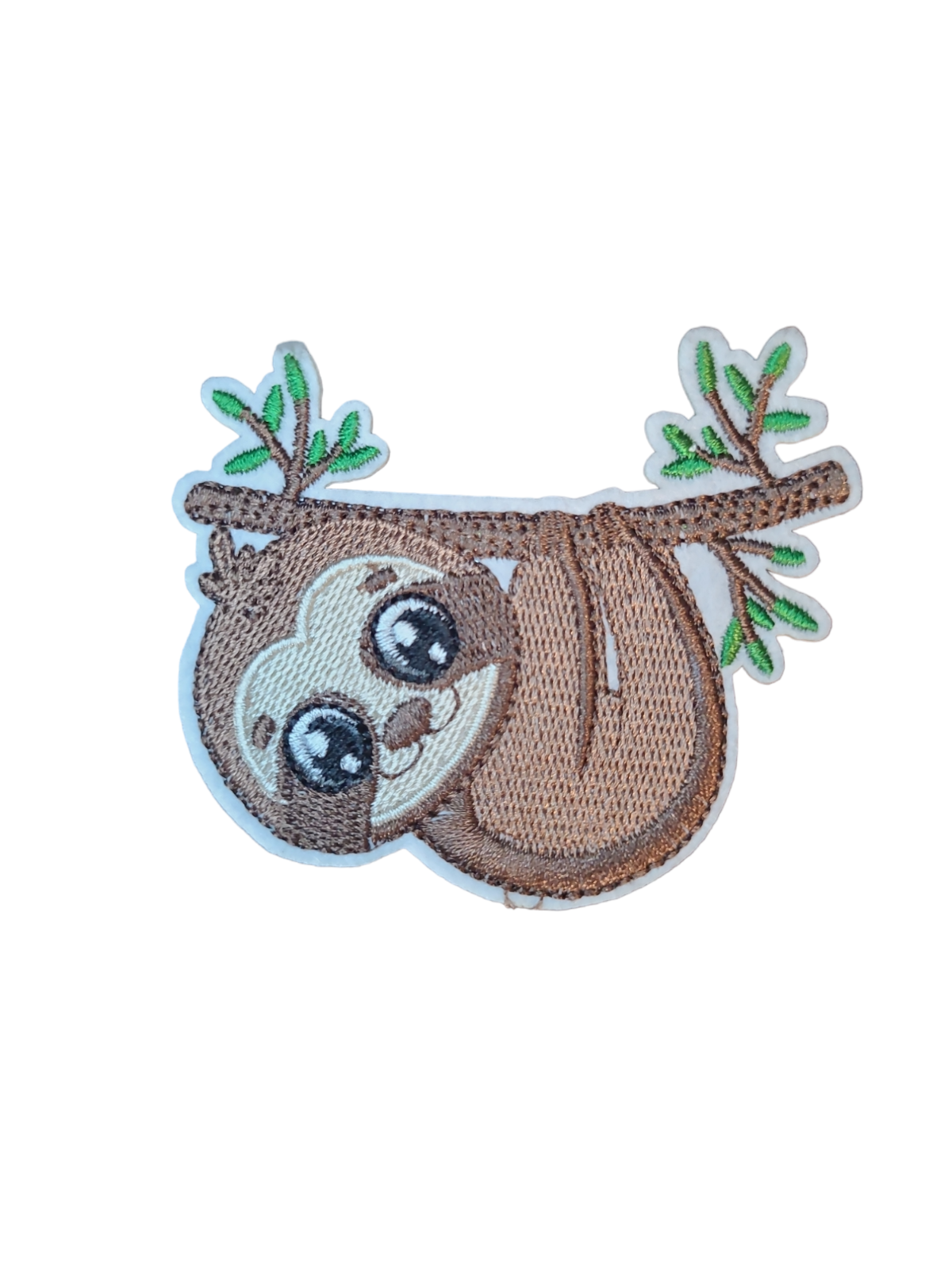 Sloth Animal - Iron On patch Sew On transfer Sloth cute animal swinging on tree