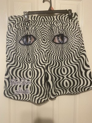 Shorts By Two Tone Studio Men's 2XL Hypnotic Eyes Design.  The Alexander Collect