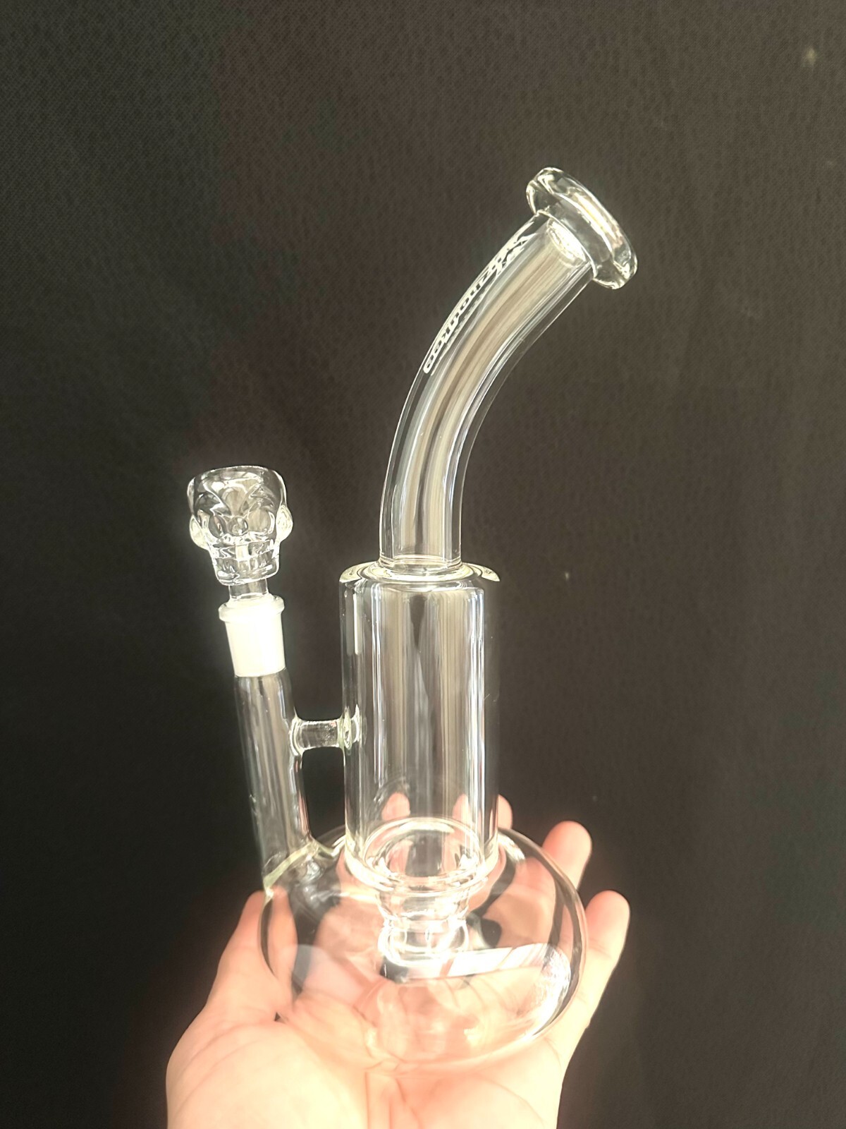 10in Tornado Smoking Glass Water Pipe with upgraded 14mm skull catcher