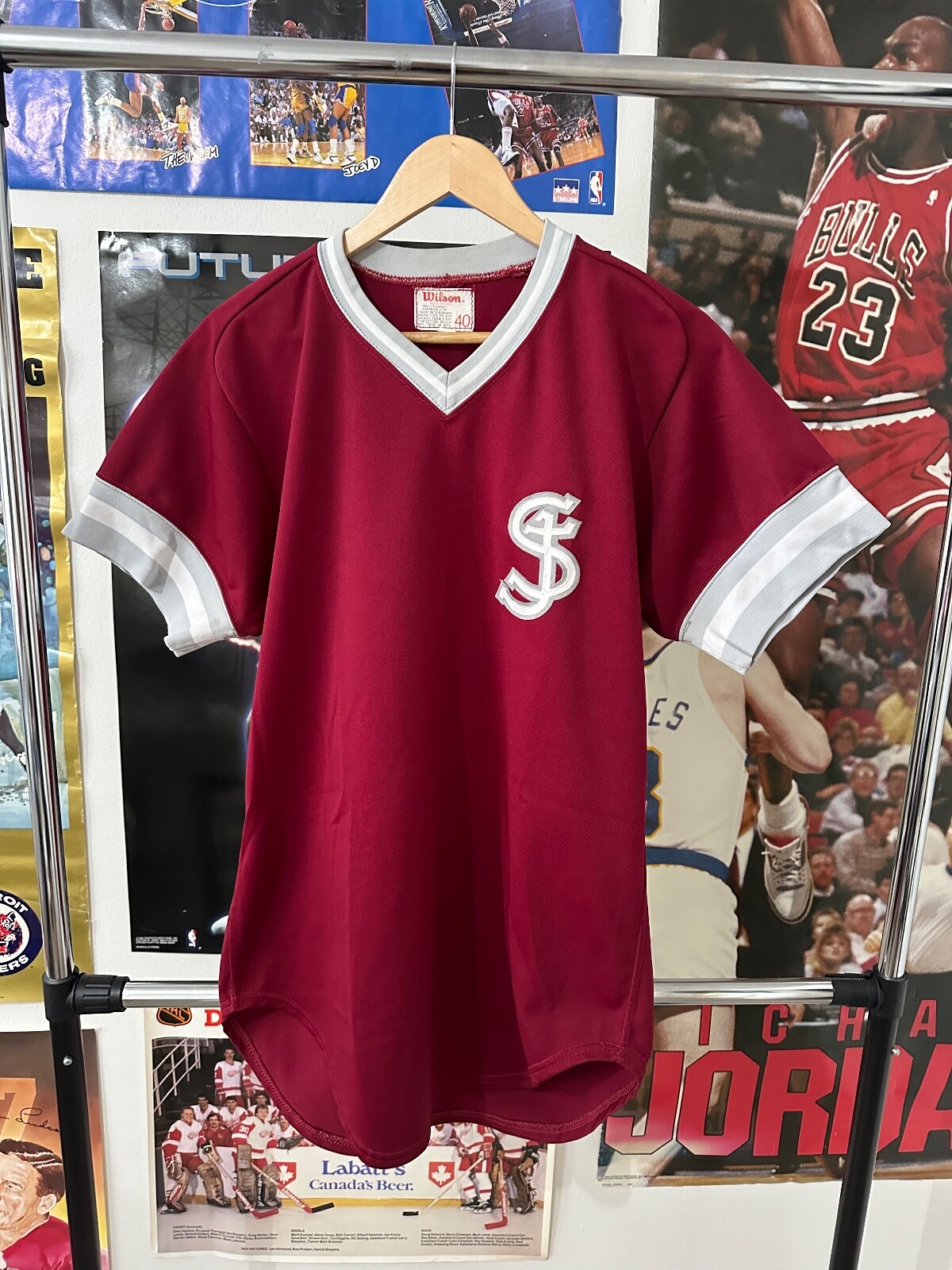 ビンテージ Wilson ベースボールシャツ 40 ビンテージ Wilson ベースボールシャツ 40 60年代 60s