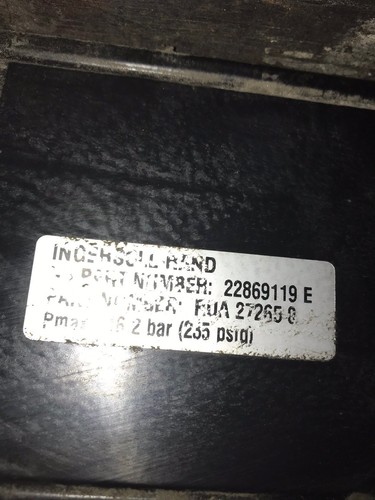 INGERSOLL Rand Air/Oil Cooler #22869119E For IRN40H