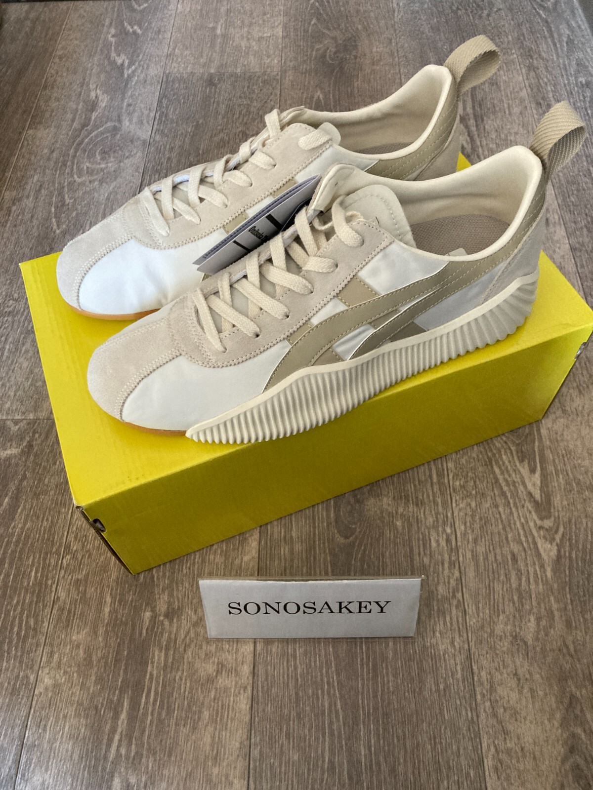 ◆onitsuka tiger◆ Acromount 1183B257_105 Onitsuka Tiger ACROMOUNT 1183B257 105 CREAM SPINACH GREEN