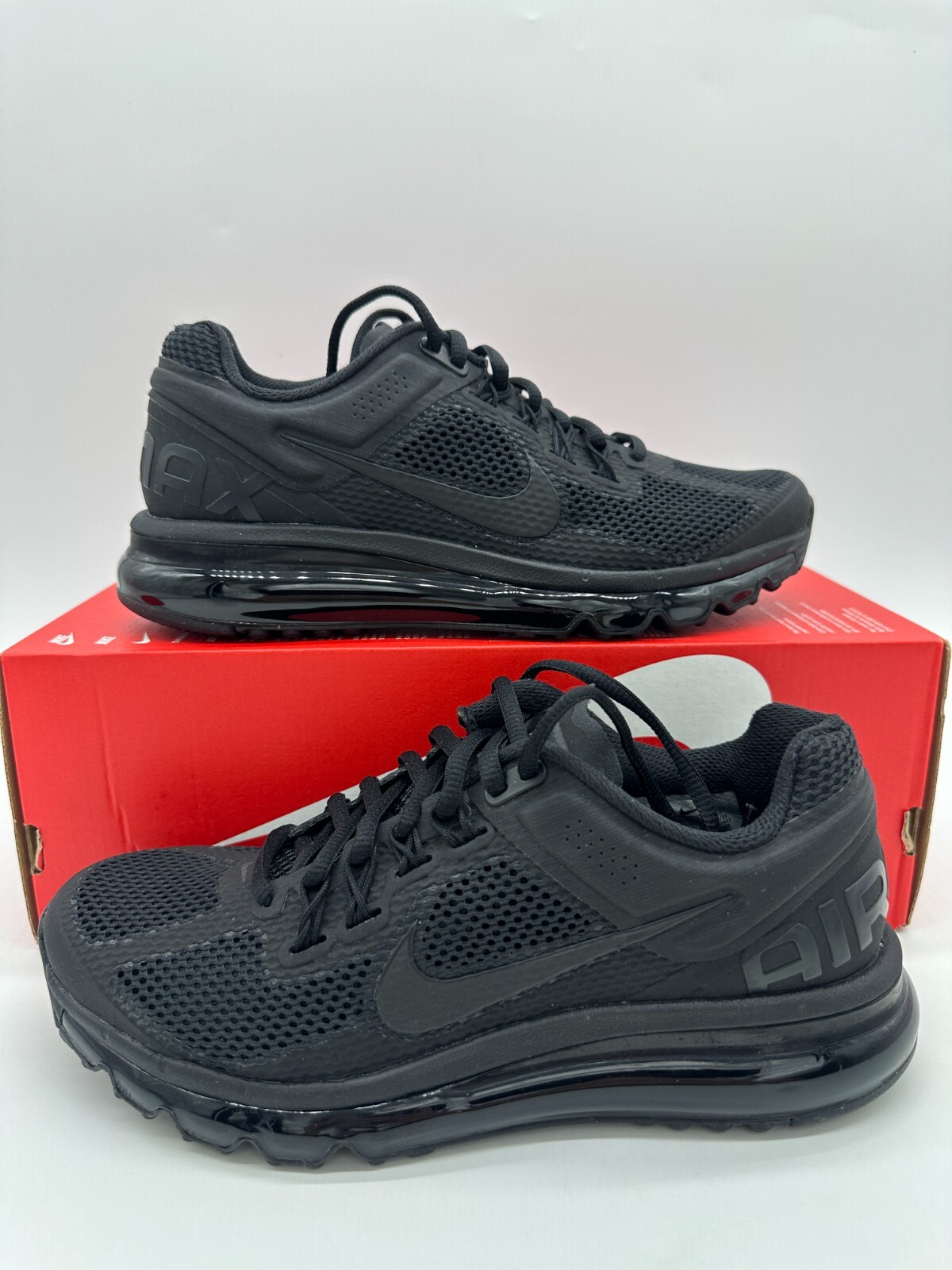 Nike Air Max 2013 Men's size 6.5 Womens 8 Triple Black nby Nike Air Max 2013 Men's size 6.5 Womens 8 Triple Black nby