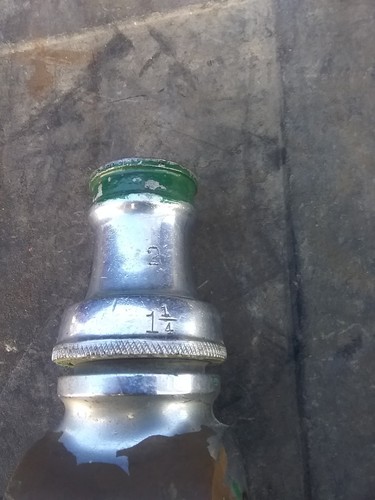 Vintage American LaFrance Fire Nozzle Has 2x1-1/4 