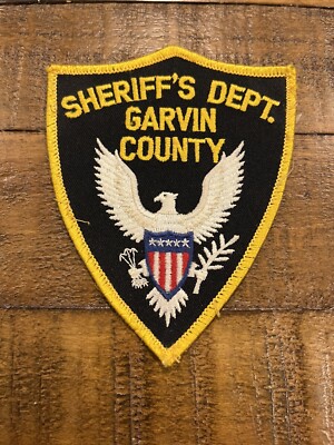 Garvin County Oklahoma Sheriff Department Shoulder Patch