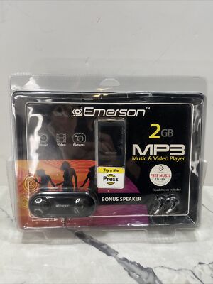 Vintage Emerson 2GB MP3 Music & Video Player (EMP516-2)