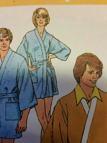 Simplicity Sewing Pattern #5685 Sz 14 Miss Long/Short Robe Cut/Complete 36 Bust