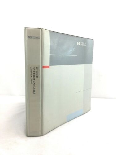 HP 8590D Spectrum Analyzer Calibration Guide Manual 08590-90199 #6208