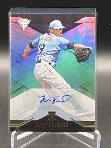Josh Fleming 2021 Panini Chronicles Titanium RC Auto #19 Tampa Bay