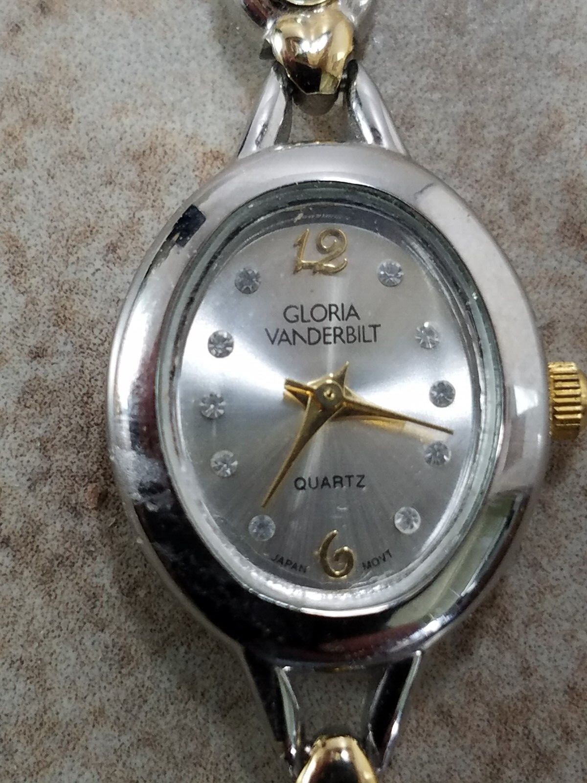 GLORIA VANDERBILT watch Silver Tone, Multicolor Crystal