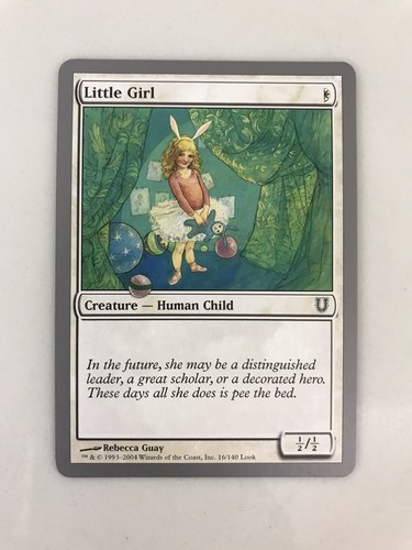 Little Girl MTG Magic the Gathering Card NM Near Mint