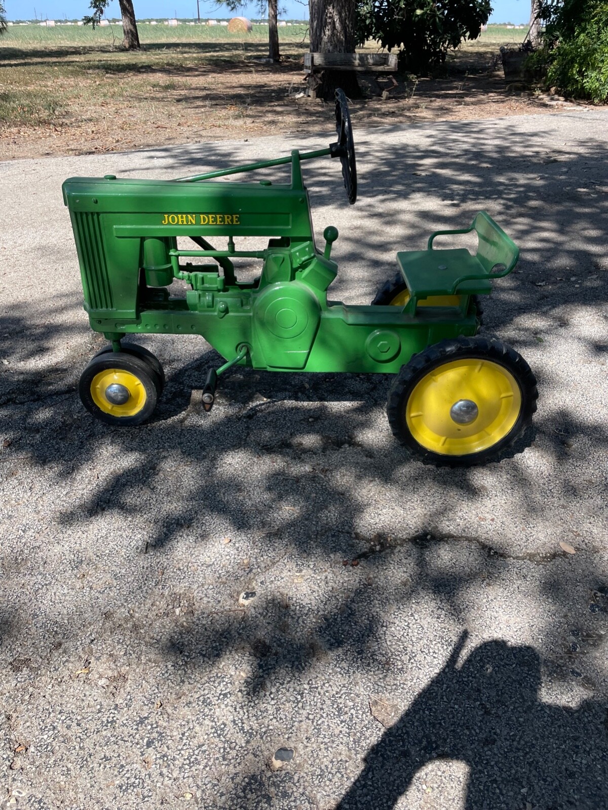 ESKA John Deere pedal tractor vintage - 1950's era, restored