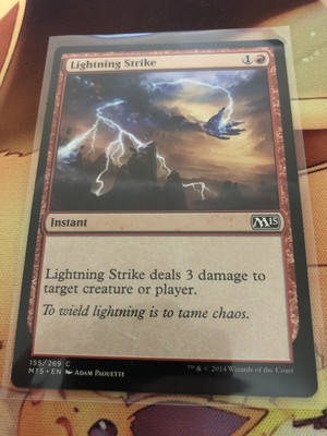Lightning Strike - Magic the Gathering Card 2015 (M15) #155 MTG RED 