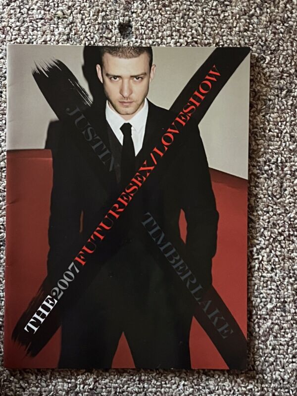 Justin Timberlake The 2007 Future Sex / Love Show Concert Program VG Condition 