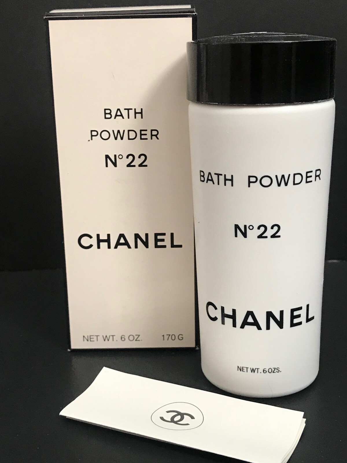 CHANEL NO. 22 BODY BATH POWDER NET WT 6 OZ. NIB DISCONTINUED