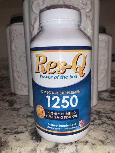 Res-Q 1250 EPA \u0026 DHA Omega-3 Fish Oil 