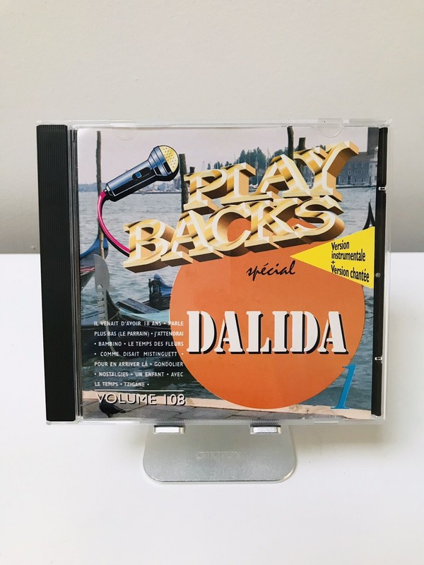 Cd Playbacks Dalida Volume 108 12 Titres 1997 Playback Play Back KaraokÃ©