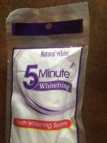 Lot Natural White Teeth - 5 Minute Fast Results Tooth Whitening System 2 Packs