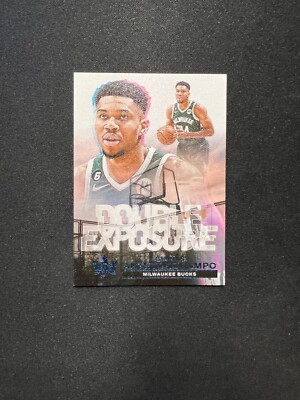 2023-24 Panini Court Kings Double Exposure Giannis Antetokounmpo Blue 27/99